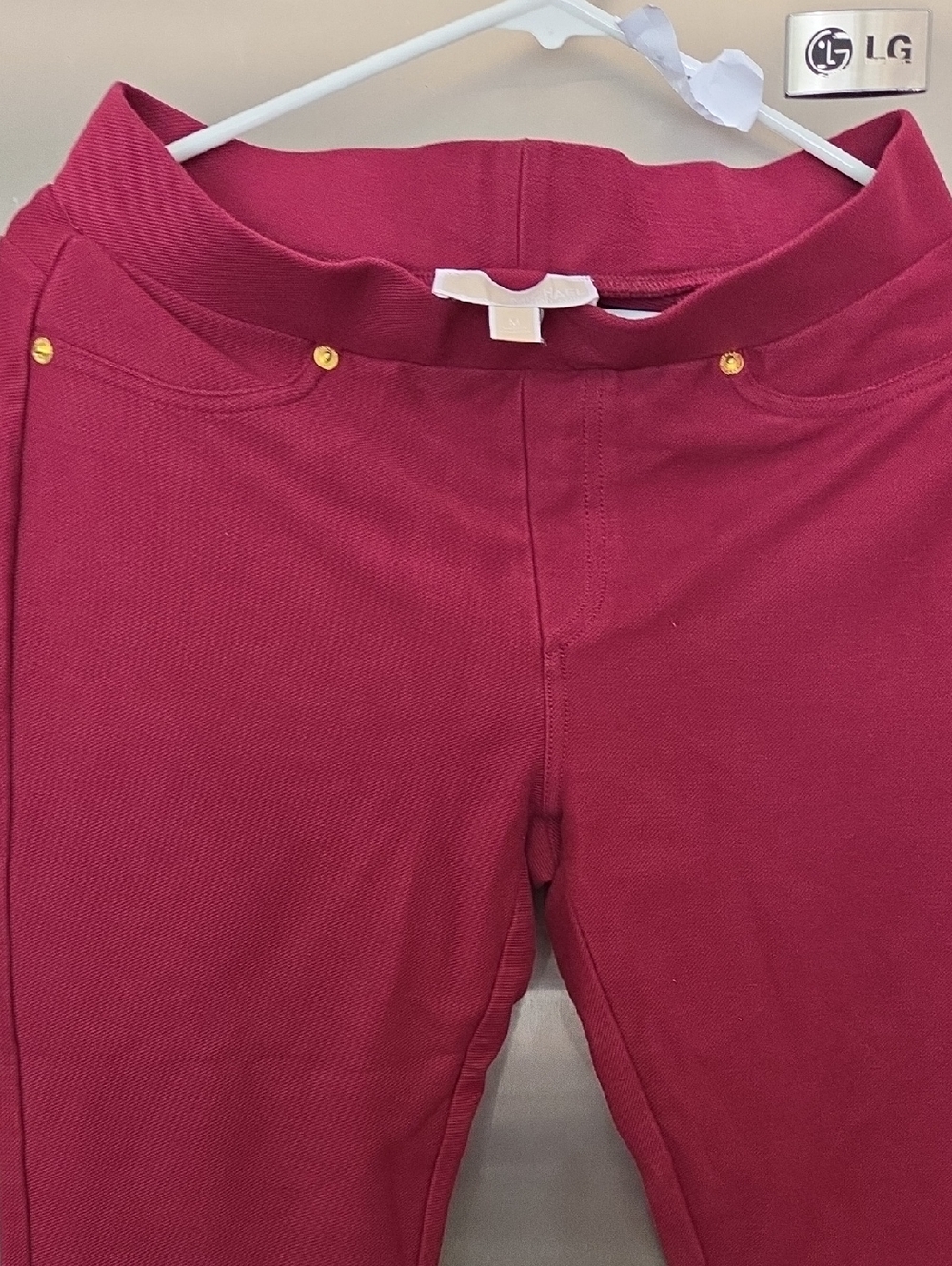 Michael Kors Fuchsia Pull-On Leggings